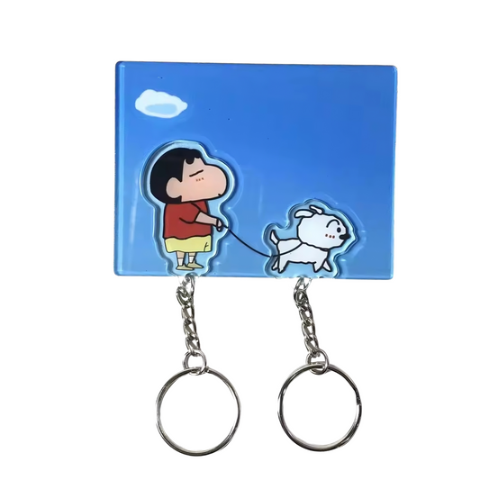 Llavero de Shin Chan y Nevado